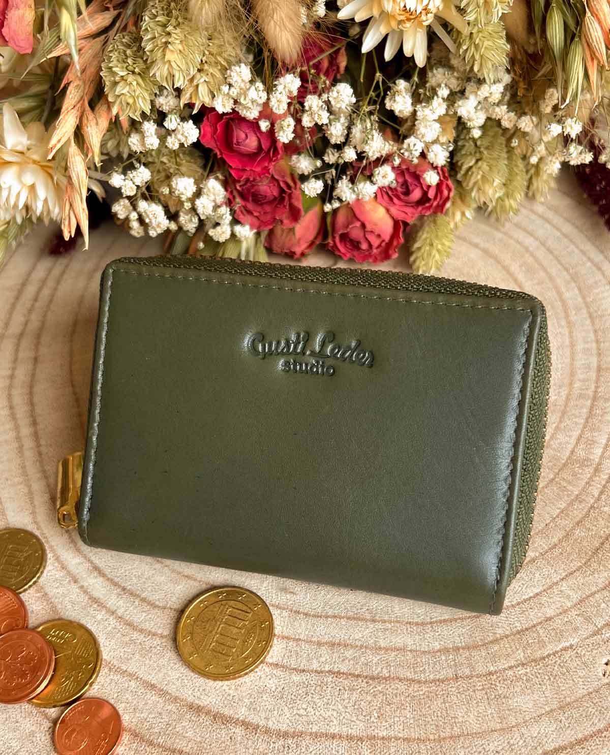 Melia Games Leren Speelkaarten Etui Classic Brown - Incl. Kaarten & Potlood