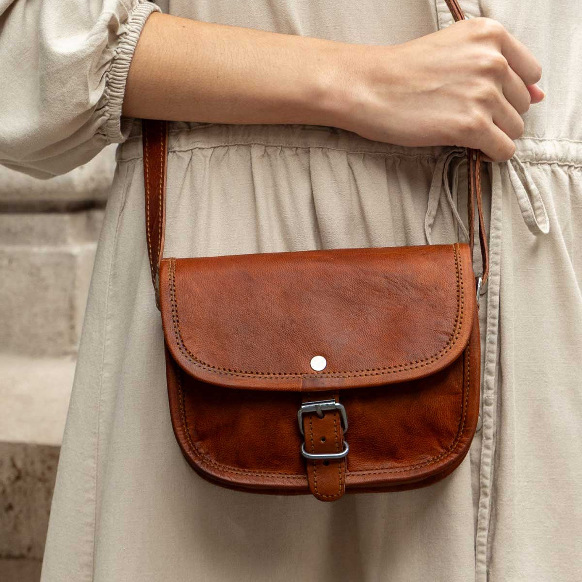 Bear Design Julia M Tassen cognac | van Os tassen en koffers Bear Design Julia M Tassen cognac | van Os tassen en koffers