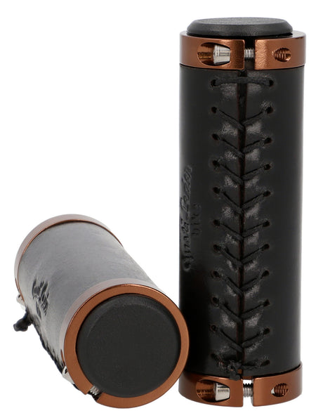Sonny C. leather handlebar grips at Sonny C. leather handlebar grips at